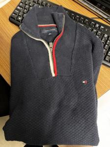 cs 862 2024 blue polo sweater tommy hilfiger